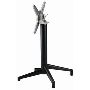 CAIRO -  Stainless Steel Base - Flip Top & Stackable - BLACK