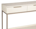 Rebel Console Table With Drawers  Champagne Gold