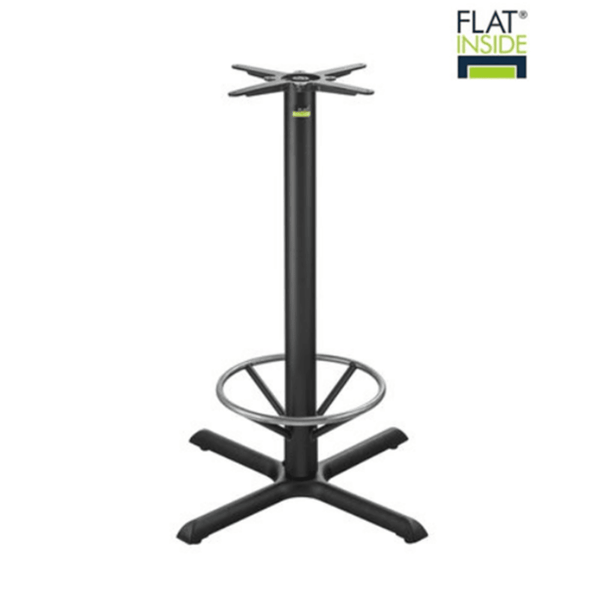 KX30BR - Cast Iron Base - Self-Leveling - Bar Height - Chrome Footrest