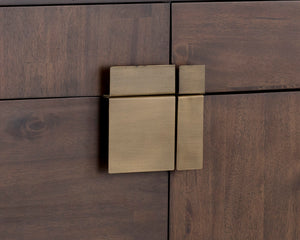 Jade Sideboard  Antique Brass