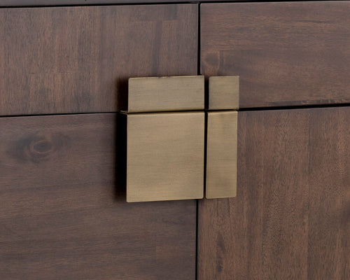 Jade Sideboard  Antique Brass