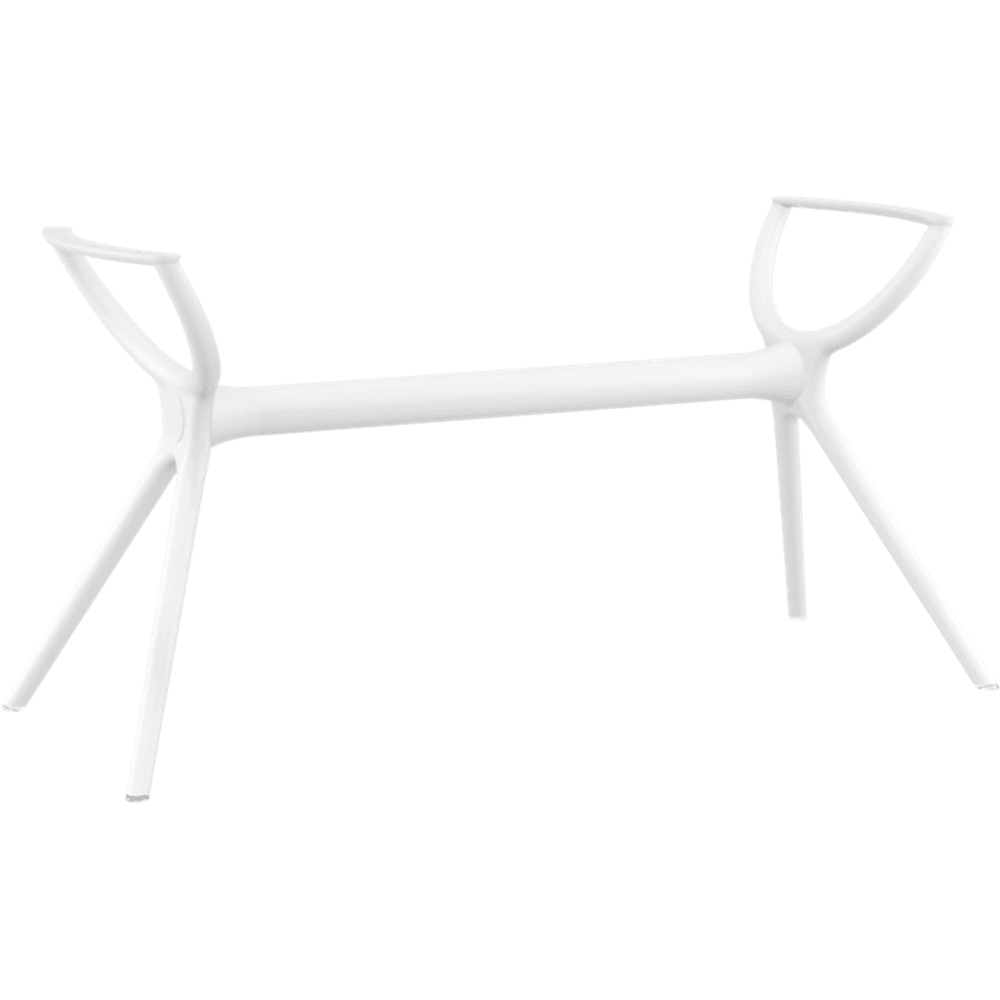 AIR LEGS XL - Resin Base - Rectangular - WHITE