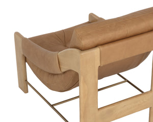 Rafferty Lounge Chair  Rustic Oak