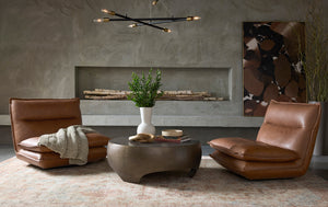 Colson Swivel Armless Chair