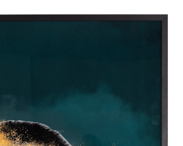 Mind Over Matter  40" X 60"  Black Frame