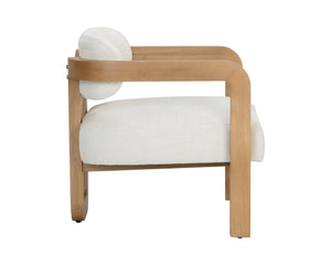 Madrone Lounge Chair  Rustic Oak