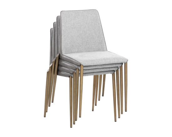 Renee Stackable Dining Chair  | Set of 2