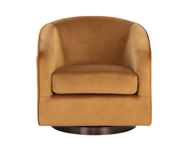 Hazel Swivel Lounge Chair  Gold