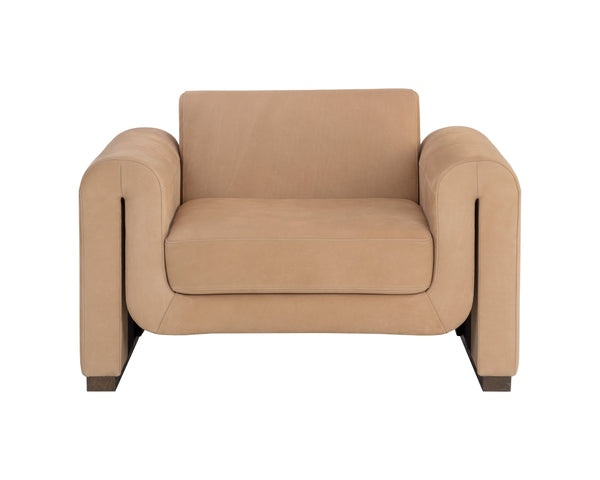 Romer Armchair  Brushed Gold