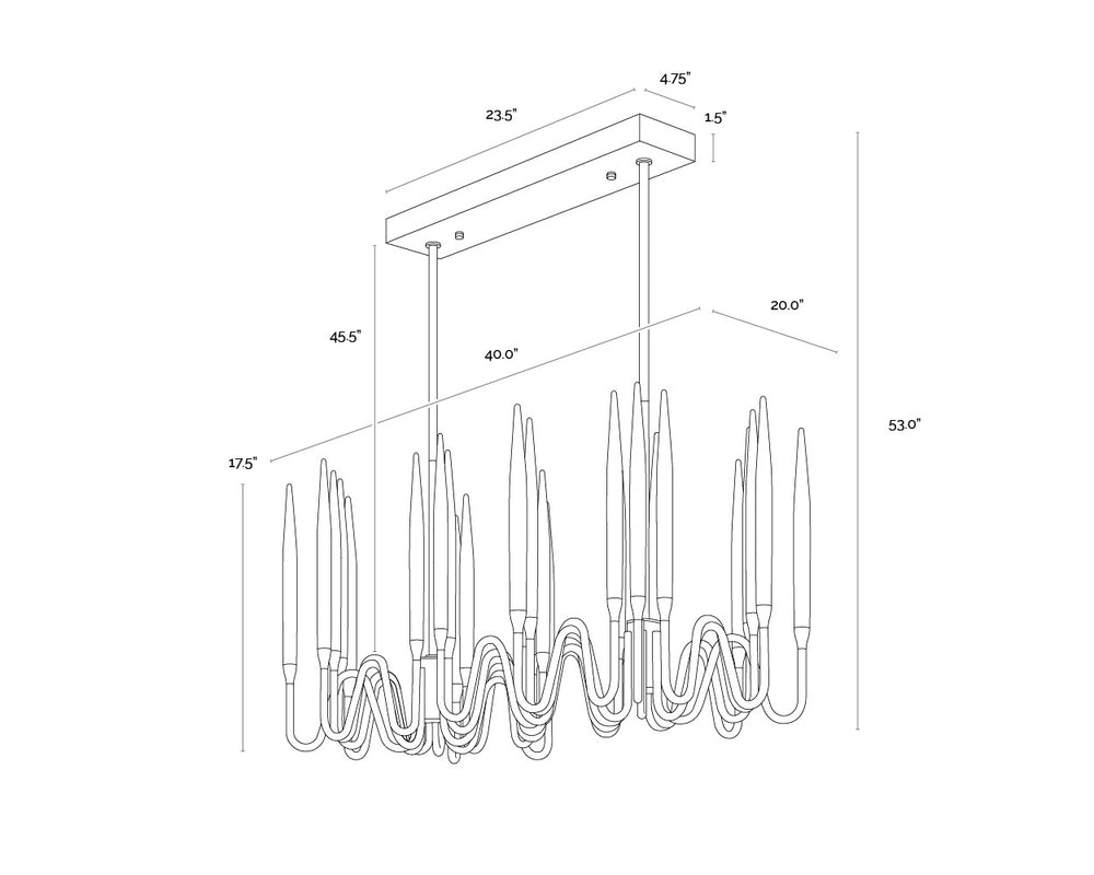 Hestia Chandelier Small