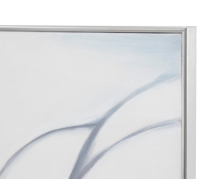 Meditation (Set Of 3)  30" X 60"  Silver Floater Frame