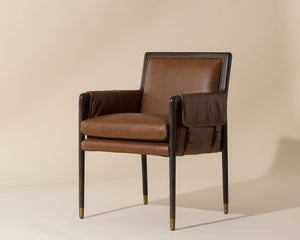 Mauti Dining Armchair  Brown