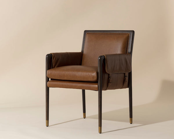 Mauti Dining Armchair  Brown