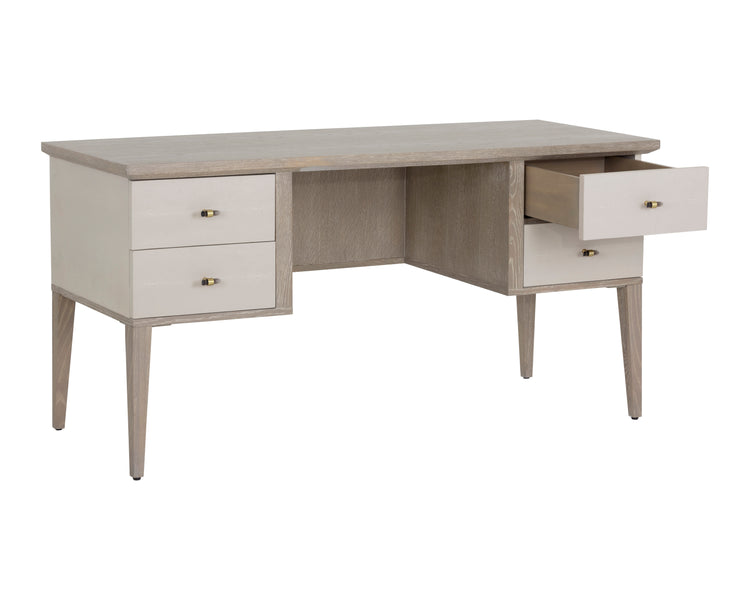 Pattinson Desk  White Ceruse