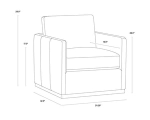 Portman Swivel Lounge Chair