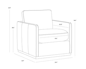 Portman Swivel Lounge Chair