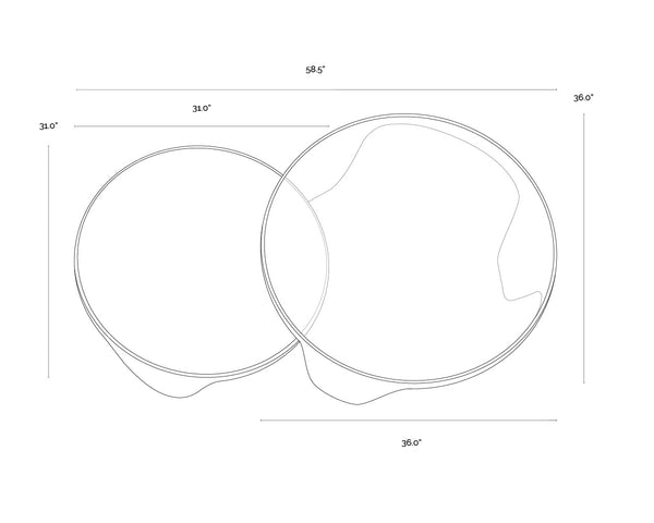 Mysaria Nesting Coffee Tables (Set Of 2)