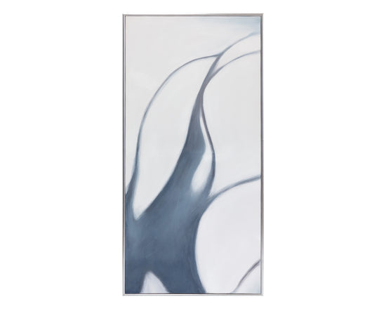 Meditation (Set Of 3)  30" X 60"  Silver Floater Frame