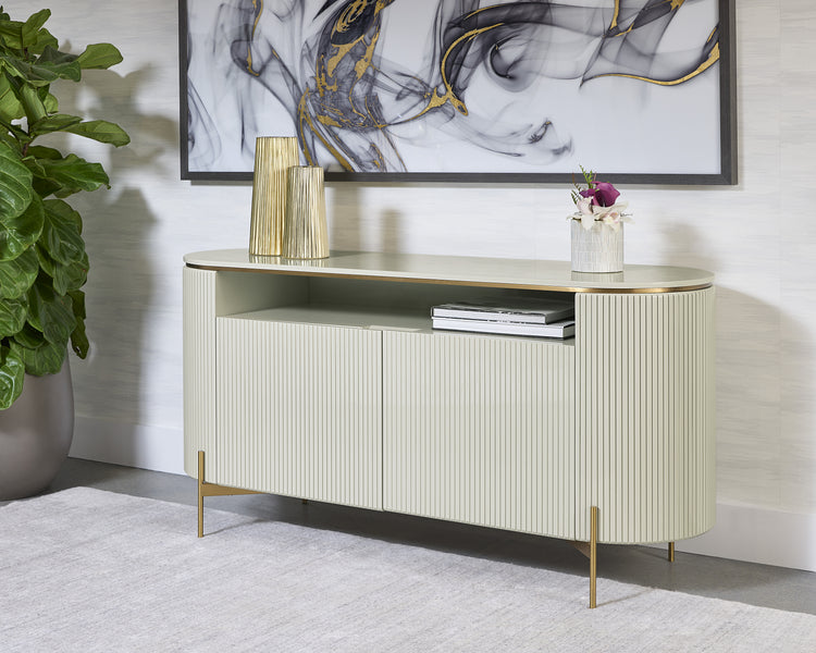 Paloma Sideboard High Gloss Cream