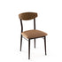 Hint Chair - upholstered seat wood backrest