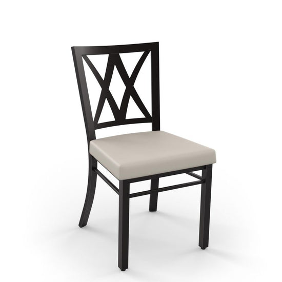 Washington Chair - upholstered seat metal backrest