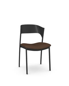 Nestor Chair Upholstered Seat And Metal Backrest