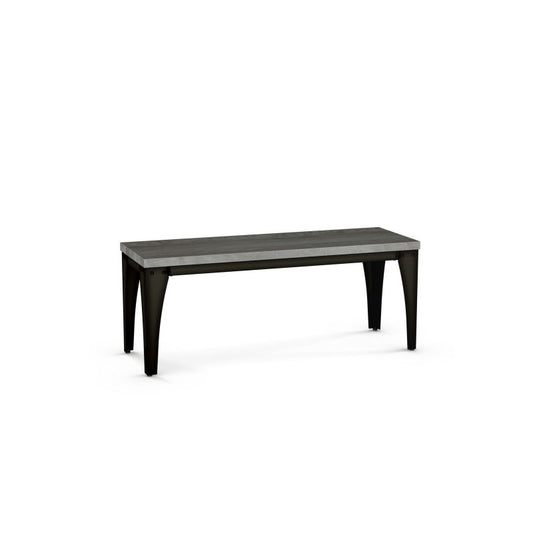 Upright Bench (short version) - wood seat 