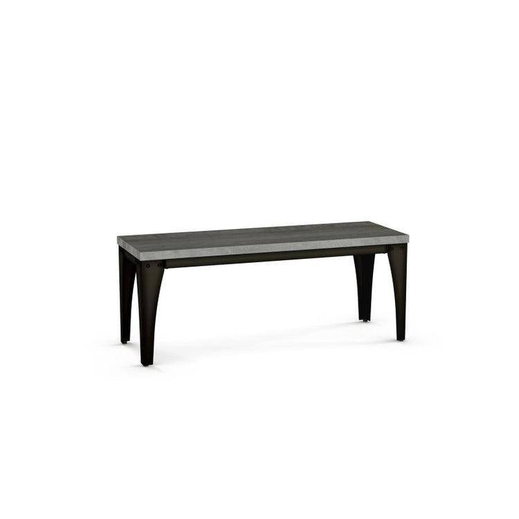 Upright Bench (short version) - wood seat 