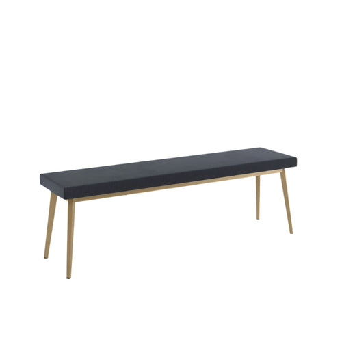 Benson Bench (long version) - upholstered seat 