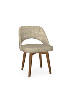 Scheila Chair Upholstered Seat And Backrest With Solid Wood Base (Birch)