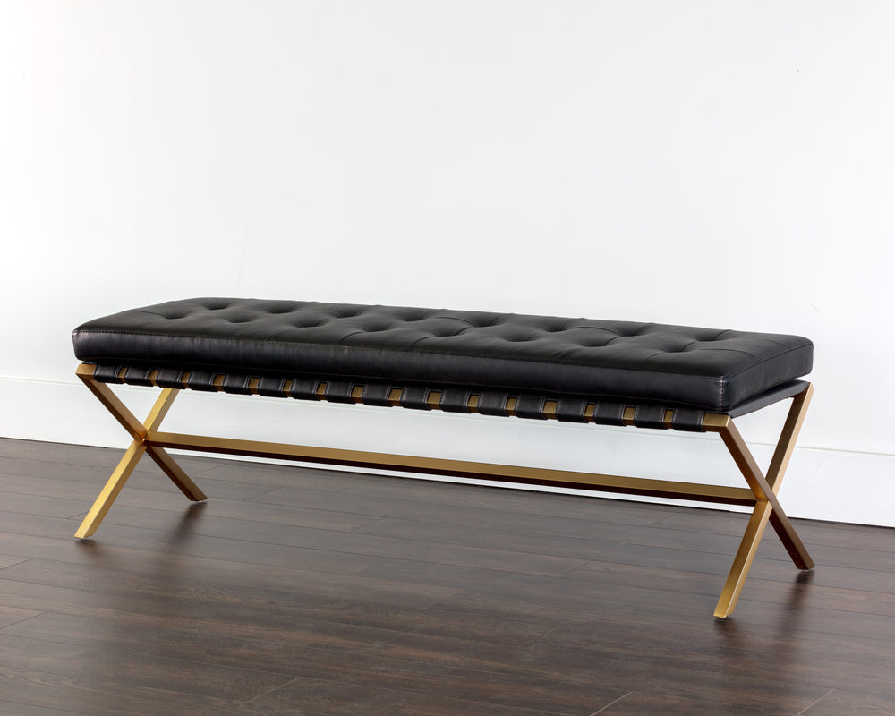 Kenji Bench Small  Gold