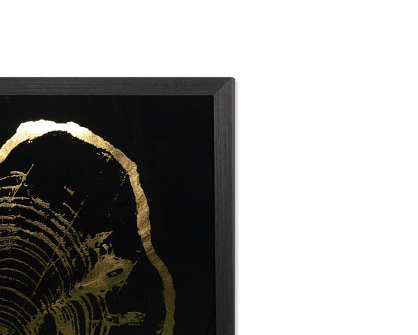 Time Lines (Set Of 4)  30" X 30"  Charcoal Frame