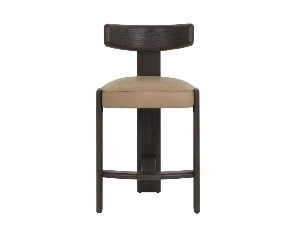 Horton Counter Stool  Dark Brown