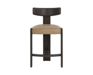 Horton Counter Stool  Dark Brown