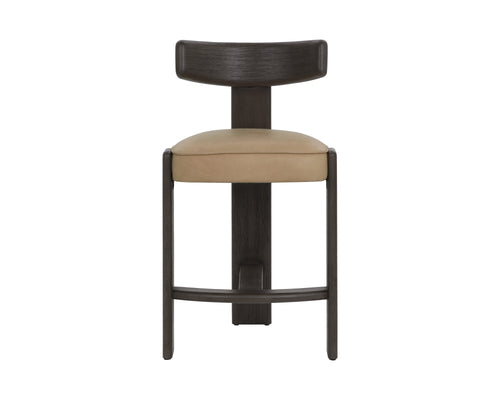 Horton Counter Stool  Dark Brown