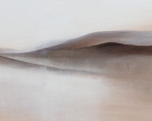 Desert Sands  72" X 30"  Gold Floater Frame