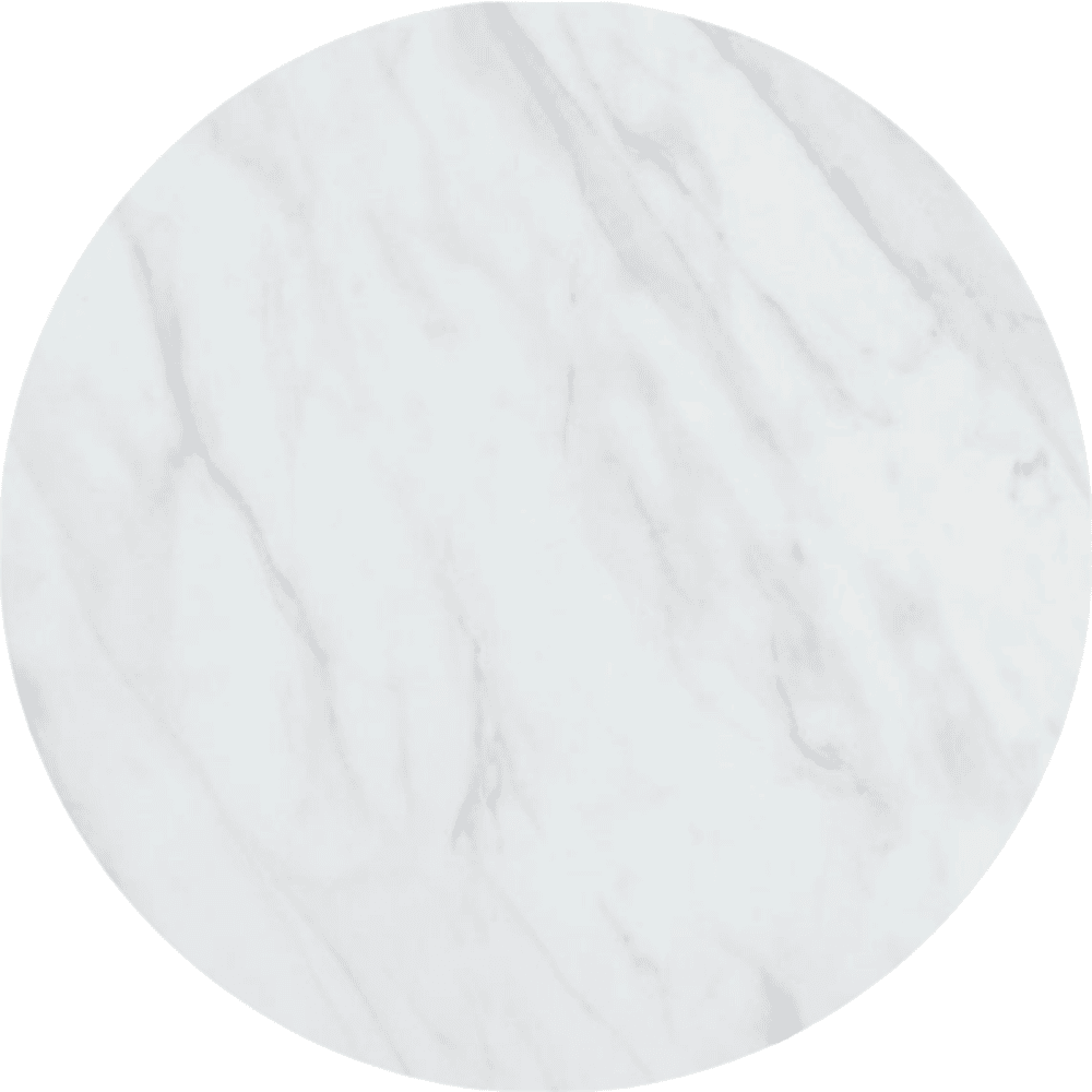 STSM 24 - Table Top - Round 60cm - Supermatte Touch - CARRARA MARBLE