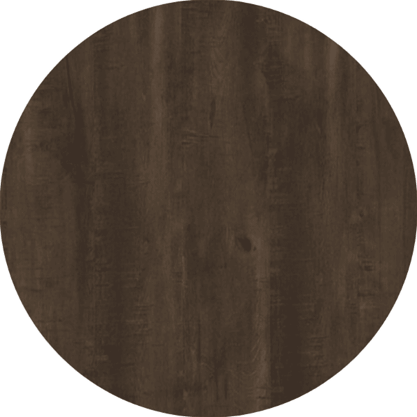 STSM 24 - Table Top - Round 60 cm - Supermatte Touch - WALNUT