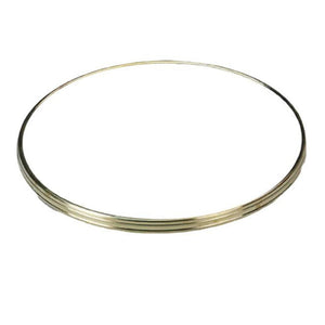 WERZALIT 28 - Table top - 001 - WHITE / BRASS - 70cm