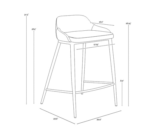 Astra Counter Stool