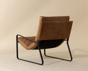 Zancor Lounge Chair  Gunmetal