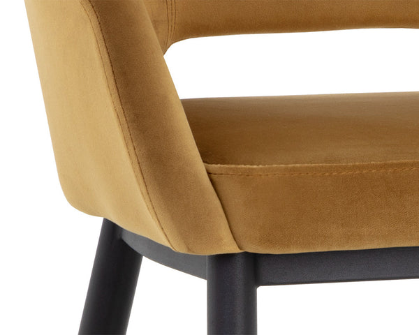 Thatcher Dining Armchair  Black