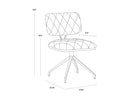 Virtu Swivel Dining Chair  | Set of 2