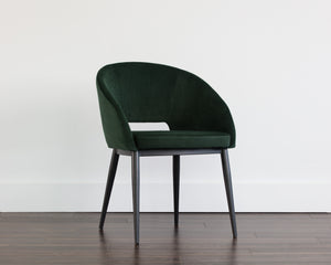Thatcher Dining Armchair  Black