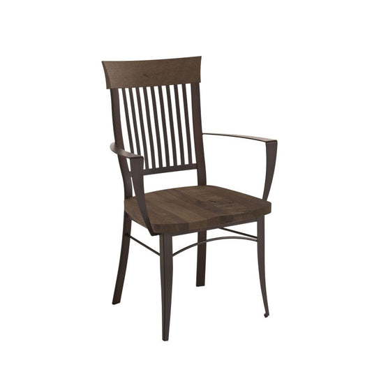 Annabelle Armchair - wood seat and backrest