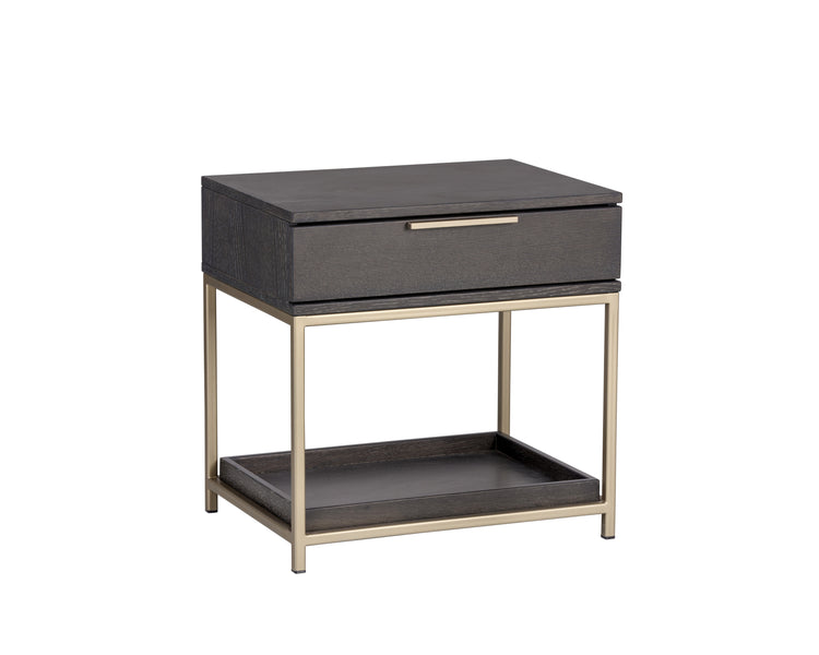 Rebel Nightstand Small  Gold