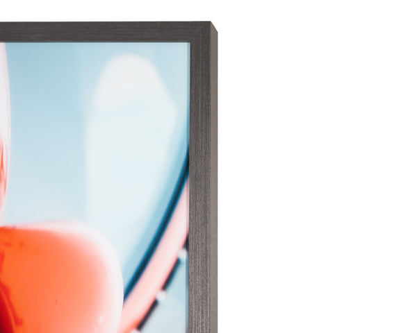 Vintage Ferrari  72" X 48"  Charcoal Frame