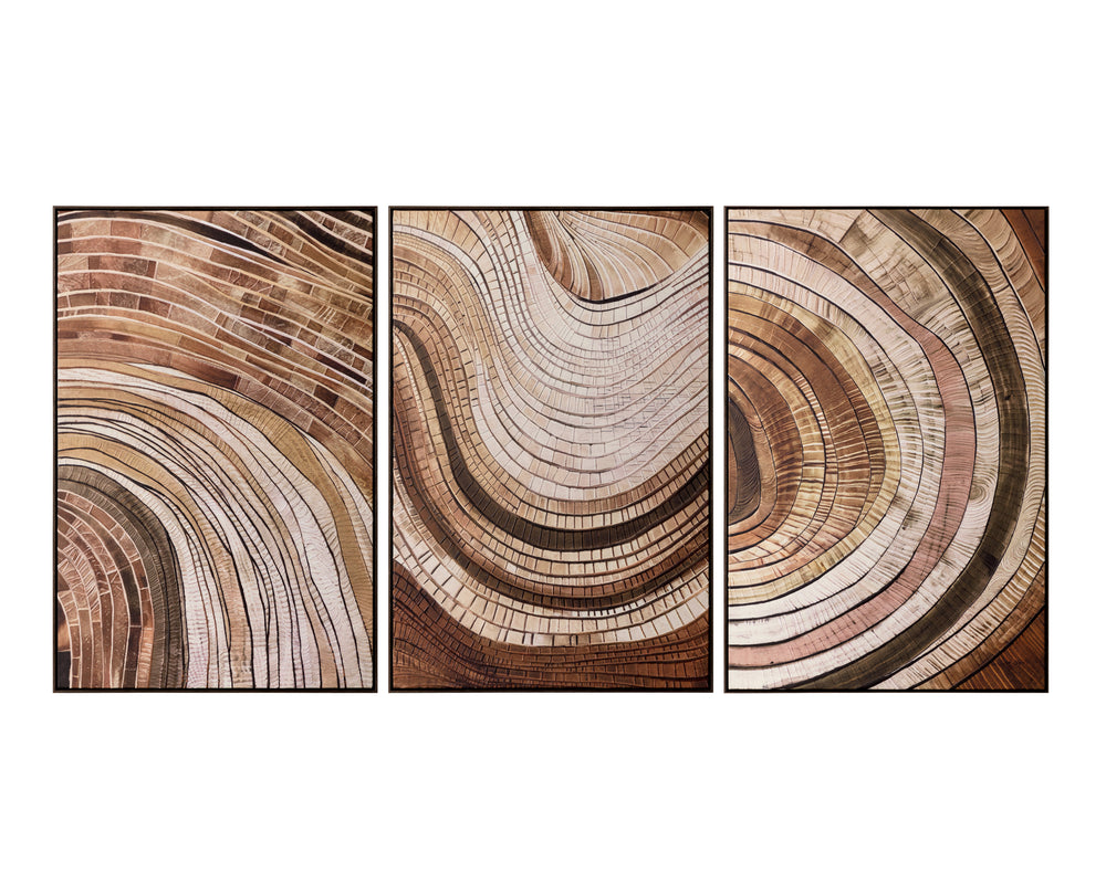 Turning Point I  40" X 60"  Bronze Floater Frame