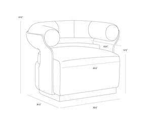 Olida Swivel Lounge Chair