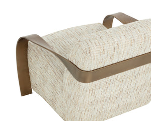 Sonesta Lounge Chair  Antique Brass